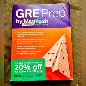 GRE Prep by Magoosh study guide